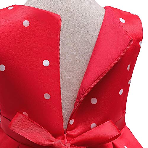 Girls Polka Dot Halloween Christmas Princess Party Cosplay Costume