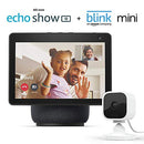 All-new Echo Show10 (3rd Gen)Charcoal w/ Blink Mini Indoor Smart Security Camera