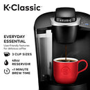 K-Classic Coffee Maker K-Cup Pod, Single Serve, Programmable, 6 to 10 oz. Brew Sizes