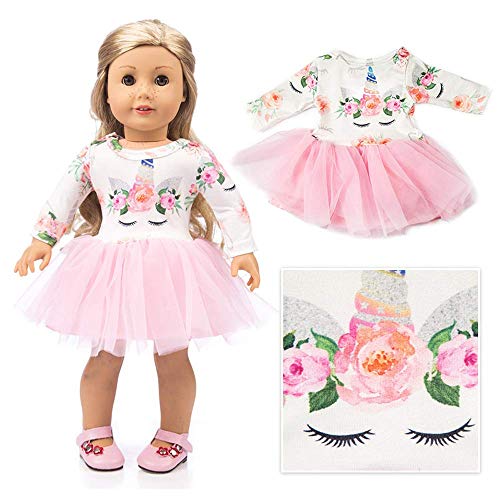 7 Sets 18 inch Doll Clothes Gifts and Accessories, Fit American 18 inch Girls Doll