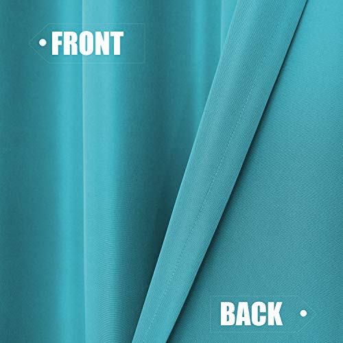 Waterproof Indoor/Outdoor Curtains for Patio Thick Privacy Grommet Curtains