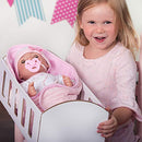 16 inch Realistic Newborn Baby Doll with Doll Accessories and Certificate of Adoption