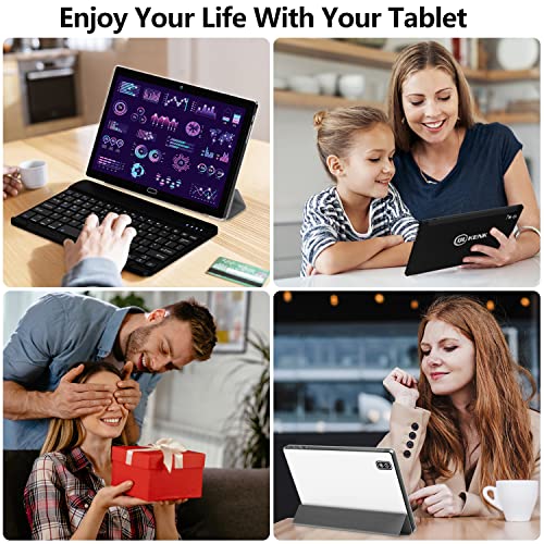 2023 Newest Android 11.0 Tablet, 2 in 1 Tablet 10.1 Inch, 4G Cellular Tablet with Keyboard