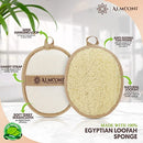 Premium Exfoliating Loofah Pad Body Scrubber, Made with Natural Egyptian Shower loofa