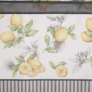 LDTV36YL12 Lemon Drop Tier and Valance Window Curtain Set, 58" x 36", Yellow