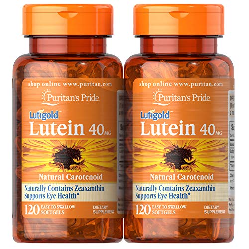 Lutein 40mg with Zeaxanthin, Supports Eye Health, 240 Total Count