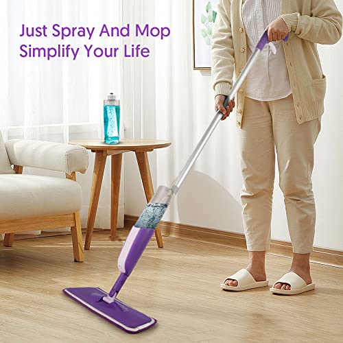 Microfiber Spray Mop for Floor Cleaning - Hardwood Floor Mop Spray