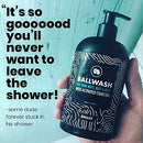 Charcoal Body Wash for Men - Moisturizing Men’s Bodywash with Coconut Oil