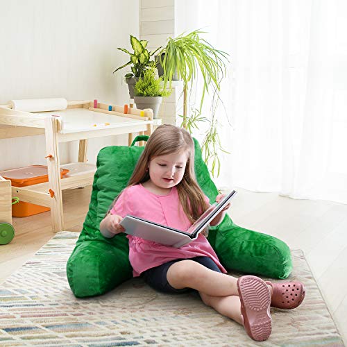 Reading Pillow, Petite Bed Rest Pillow with Arms for Kids & Young Adults