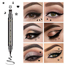 6 Pcs Double-headed Liquid Eyeliner Stamp Pen Set