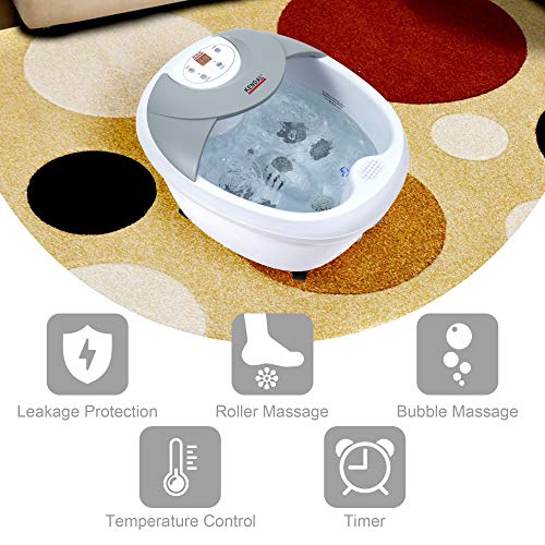 All in one Large Foot Spa Bath Massager W/Heat, Digital time and Temperature Control