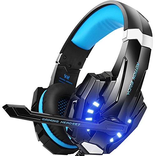 BENGOO G9000 Gaming Headset Professional 3.5mm PC LED Light Game Bass Headphones Stereo Noise Isolation