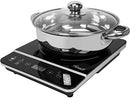 Induction Cooker 1800 Watt, Induction Cooktop, Electric Burner with Stainless Steel Pot