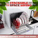 Dinnerware Set for 4-16 Pcs:Camping Dishes Set with Dinner Plates