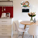 iPreference 2 in 1 Wall Clock and Black Board with Chef Décor Display