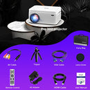 HD Bluetooth Projector Built in DVD Player, Mini Video Projector 1080P Supported