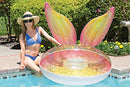 Poolmaster Glitter Pixie Inflatable Swimming Pool Party Float (48 Inch), Multi-Color