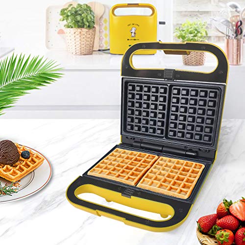 3 Interchangeable Baking Plates for Making Doughnut or Waffle Maker