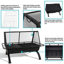 Sunnydaze Northland Outdoor Fire Pit-36 Inch Large Wood Burning Patio & Backyard