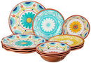 Vera Cruz Melamine 12 pc Dinnerware Set