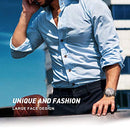 Men's Unique Analog Watch, Waterproof Fashion Dress Quartz Wrist Watch