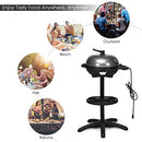Giantex 1350W Electric BBQ Grill Non-Stick w/ 4 Temperature Setting Outdoor Garden Patio Camping