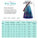 LZH Encanto Mirabel Costume Dress For Girls Cosplay Isabela Madrigal Princess Halloween Dress Up With Glasses Earrings