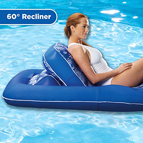 Aqua Premium Convertible Ultimate Pool Lounger, Inflatable Pool Float, Heavy Duty