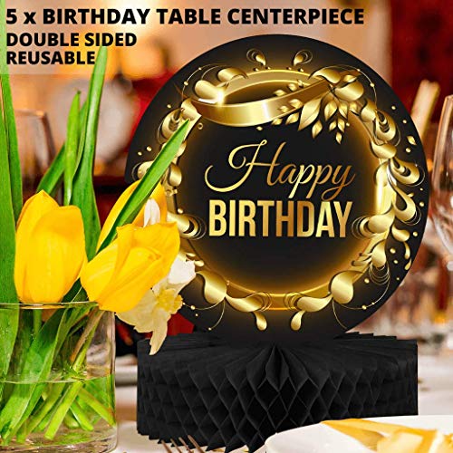 Birthday Table Centerpiece Decoration - 12” Birthday Party Decorations Centerpieces