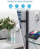 Multi Plug Outlet Extender with USB,Electrical 4 Outlet Box Splitter with 3 USB Wall