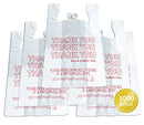 Thank You T-Shirt Bags (1000 Count), Plastic - Bulk Shopping Bags, Restaurant Bag