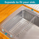 Over The Kitchen Sink Caddy Sponge Holder Organizer Drying Rack