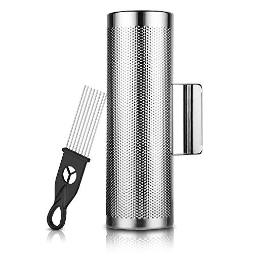 Metal Guiro 12"x 4" Stainless Steel with Scraper Latin Percussion Instrument ,By Vangoa