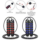2 Pack Adjustable Jump Rope for Workout, Fitness Jump Rope for Men Women and Kids