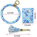 Keychain Bracelet, Doormoon Tassel Key Chain Wristlet Ring Circle Bangle