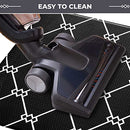 Sierra Concepts Kitchen Mat 2 Piece Rug Combo Set - Anti Fatigue Waterproof Home Décor Cushioned Floor Mats for Standing near Sink, Bathroom, Kitchens, Desk, Runner, Laundry, Ergonomic Non Slip, Black