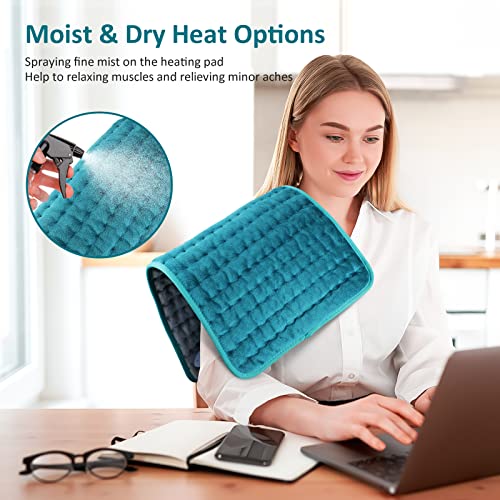 Electric Heating pad for Back/Shoulder/Neck/Knee/Leg Pain, Cramps and Arthritis Relief
