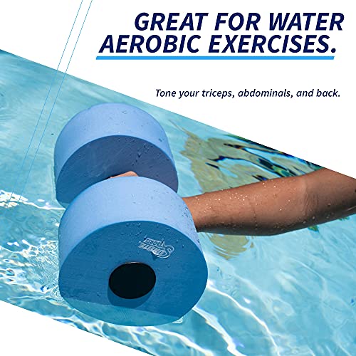 High-Density EVA-Foam Dumbbell Set - Soft Padded - Water Aerobics, Aqua Therapy