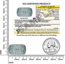 3 1/3 Carat | 925 Sterling Silver | IGI Certified Brilliant-Cut Lab Grown Diamond Ring