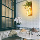 Rustic Wall Sconces Mason Jar Sconces Handmade Wall Art Hanging Design with Remote Control
