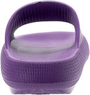 Slippers for Women Lightweight EVA Open Toe Soft Shower Slides  Female Purple