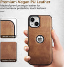 Unique Design Luxury Leather Business Phone Case for iPhone 14 Anti-Slip Scratch Resistant