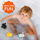 Baby Bath Toys Floating Wind-up Toys Swimming Pool Games Water Play Set