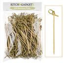 Bamboo Cocktail Picks - 300 Pack  Great for Cocktail Party or Barbeque Snacks