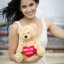 Authentic Teddy Bear - Funny Valentine's Day Plush Gift for The Girlfriend, Wife, Boyfriend