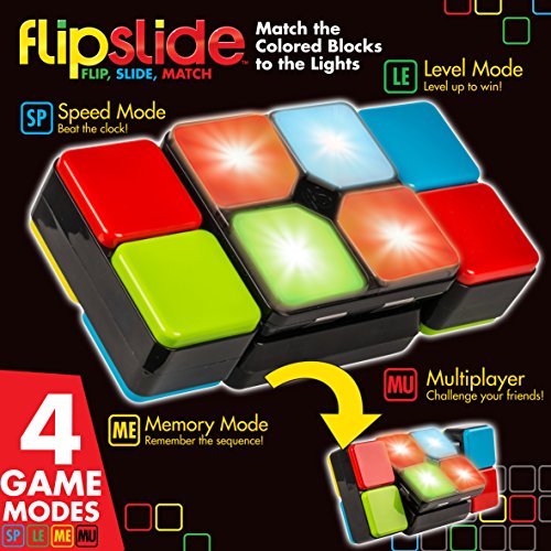 Flipslide Game, Electronic Handheld Game | Flip, Slide, and Match the Colors