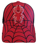 Kid's Youth Spider Man Hat - Adjustable Baseball Cap (Red Spider 2)