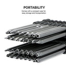 Neiko 10224A Extra Long Security Power Bit Set, 32 Piece | 1/4" Shank, 6" Length