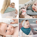 Muslin Baby Bibs 10 Pack Baby Bandana Drool Bibs 100% Cotton for Unisex Boys Girls
