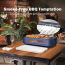Smokeless Indoor Grill, 6 Heat Settings Digital Temperature Control Smokeless Grill, 1500W